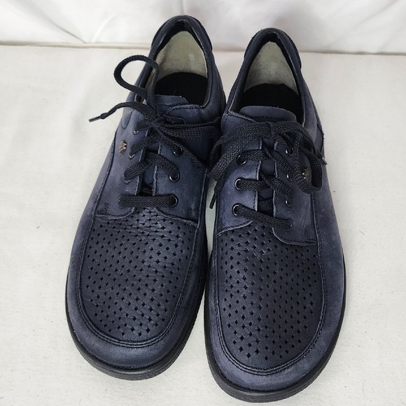 Finn Comfort Leather Oxfords Perforated Comfort Walking Shoes EU 37 - Picture 5 of 7